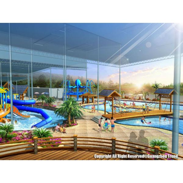Большой проект Ватерпарк праздника, крытое изумительное смешное аквапарк/подгонял водные горки