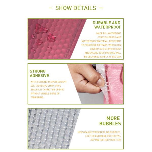 140 гр. Желтые полимейлеры Полимейлеры с пузырьками 10х13 с прозрачностью