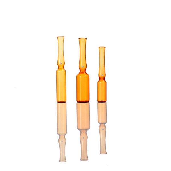 Low / Neutral Borosilicate Glass Ampoule ISO Form B Form C liquid ampoule USP TYPE I