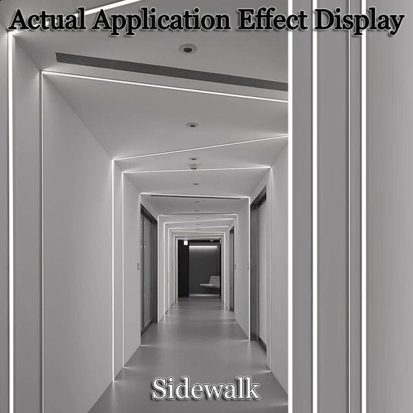 Встроенный Алюминиевый Сплав Световой Трах Форма U Для Светодиодного Светового Полоса Линейный Свет