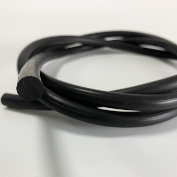 FKM Corda de caucho de fluorosilicona de silicona extrudida de perfil de sellado de silicona