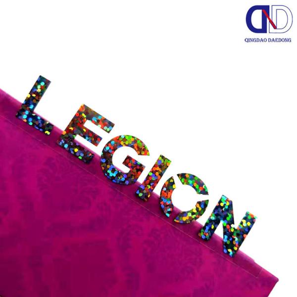 Nickel Silver Ultra-Thin Metal Logo Adhesive Sticker for Dawlance Customized Production