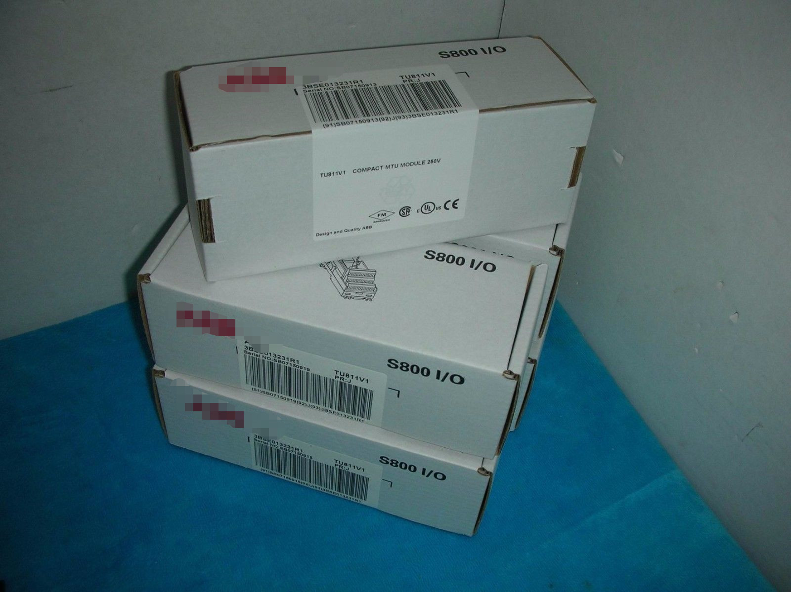 Блок TU811V1 250V 3A МАКС прекращения модуля компакта ABB 3BSE013231R1