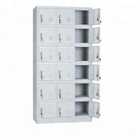 Multifunctiona 18 armarios incombustibles electrostáticos del metal de las puertas