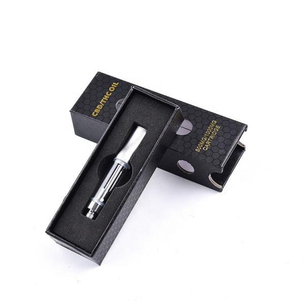 OEM 160gsm Eco Friendly Packaging Boxes CBD Vape Cart Oil Packaging