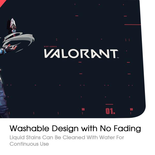 Rubber Overlocked Valorant Pattern Printed Computer Mat Custom Xxl Gaming Mouse Pad