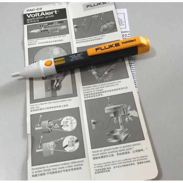 FLUKE 2AC-C2 200V-1000V Prueba del probador sin contacto Petroquímica Industria eléctrica Household Pen de prueba eléctrica
