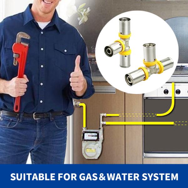 3/4 дюймовая промышленная пресс водопроводные фитинги PEX трубы совместимость