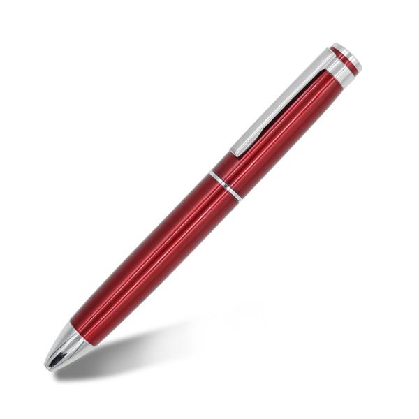 Metal Thick Barrel Ballpoint Pen Customized Logo 1.0mm Twist Type Business Ball Pen