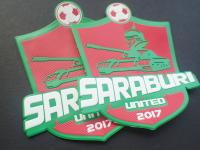 Logotipo de deportes de fútbol 3D Parches en relieve de TPU para ropa de exterior