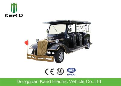 Carrinho de golfe elétrico de oito Seater para casas de campo/clube, ônibus de excursão elétrico de condução liso