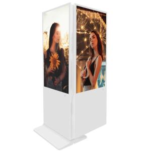 43 Inch Double Screens Indoor LCD Advertising Display with 350nits Brightness for Retail Stores