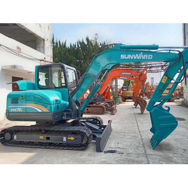 Sunward Swe70E Used Hydraulic Excavator 7 Ton Mini Used Crawler Excavator