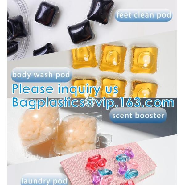 PVA Laundry Film Bags Clothes Washing Powder Capsules Marble Peel Off Film Water Soluble Seed Tape