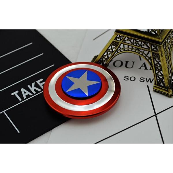 Captain America Si3n4 hybrid ceramic bearing fidget spinner,hand spinner 1114