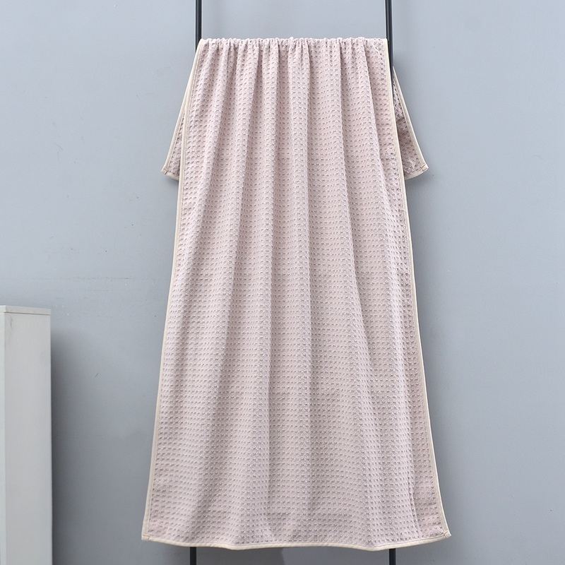 35x75cm 400gsm Small Waffle Microfiber Bath Towels For Camping