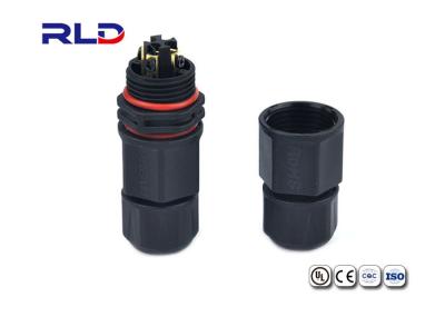 Pin 2 que ilumina o conector rosqueado parafuso conduzido impermeável do conjunto dos conectores