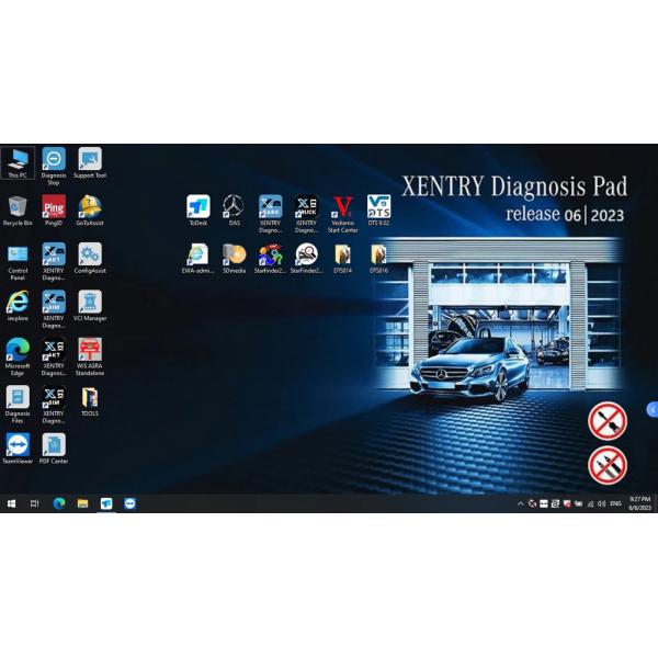 Ferramenta de diagnóstico automático tudo em um para Benz C6, BMW ICOM, JLR, VAS, HONDA, TOYOTA, PIWIS, Subaru, , GM, Ford, MAZDA