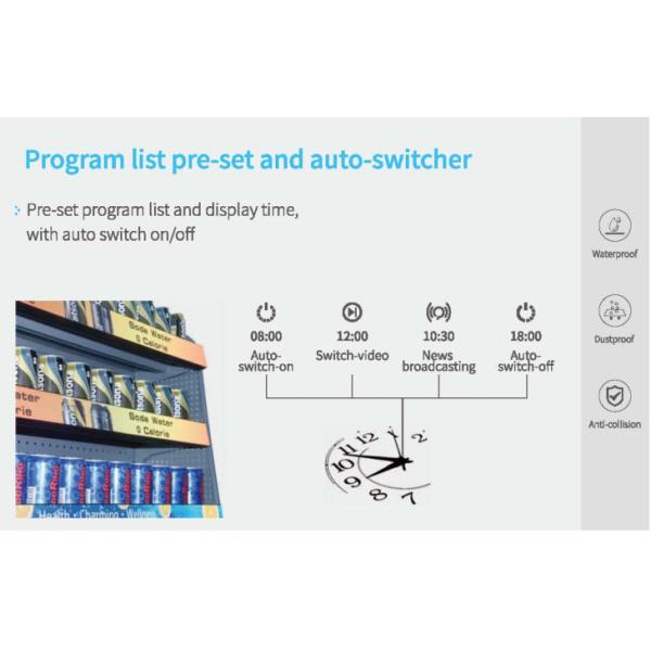 Максимум экран дисплея магазина СИД обновленного тарифа 3840HZ для сети розничных магазинов