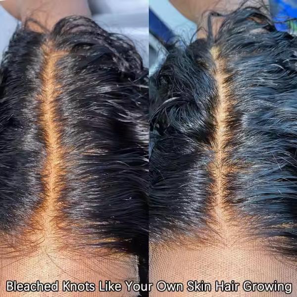 Deep Wave 360 HD Lace Front Human Hair Wig Brazilian Curly Preplucked Wig