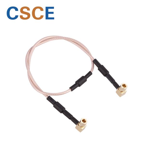 75Ohm Impedance Antenna Adapter Cable , RG179 Coaxial Cable Brown / Customized Color