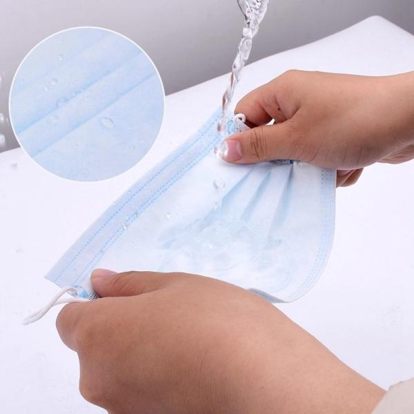 3 Layer Anti Dust Mouth Mask Latex Free Mouth Muffle Masks For Adult
