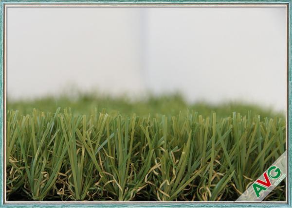 Unique Decoration Landscape Artificial Grass Monofil PE + Curly PPE Material