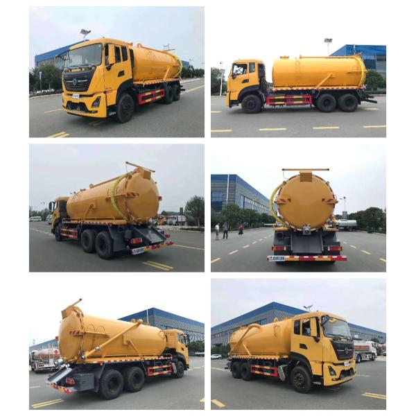 4x2 Chinese Dongfeng 6000 Liters Sewage Suction Truck
