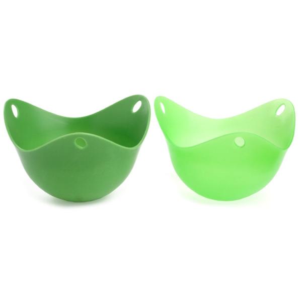 6pcs Hard Soft Boiled Without Shell Egg Gadget Maker Cooking Boiler FDA Cup Holder Kitchen Tray Silicone Cooker