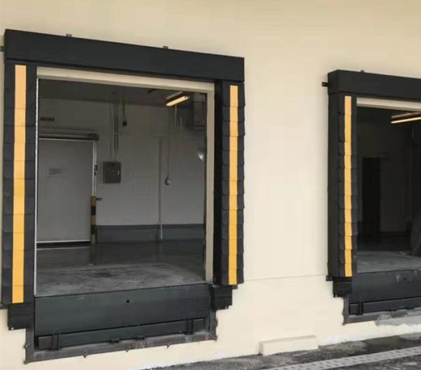 Almofada do selo da doca de carga, selo de porta da doca feito na esponja do alto densidade com tela resistente da abrasão