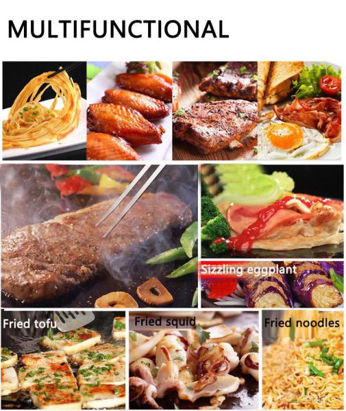 220V-240V Voltage Non-Stick Griddle Pan for Household in Restaurant Kitchen Equipment