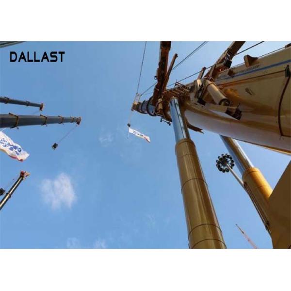 Stroke 1000 - 3000mm Hydraulic Industrial Double Acting For Crane