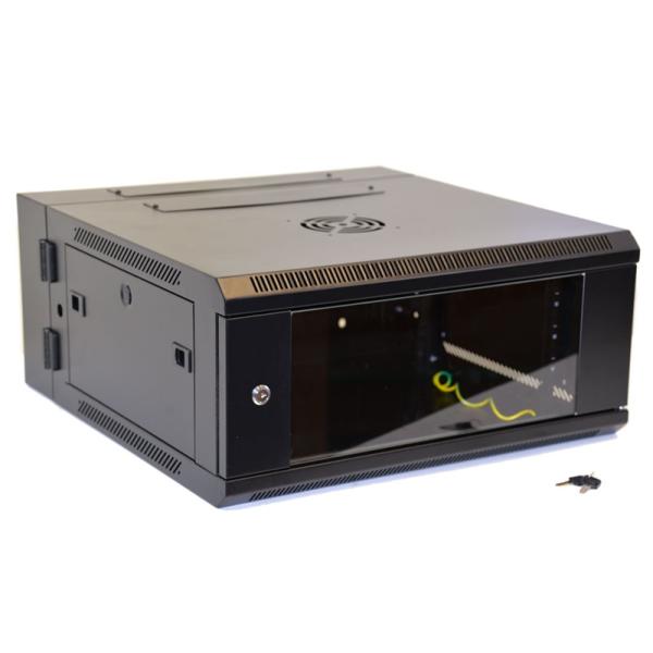Glazed Door Network Server Cabinet 600mm Size For Networking Room Easy To Install