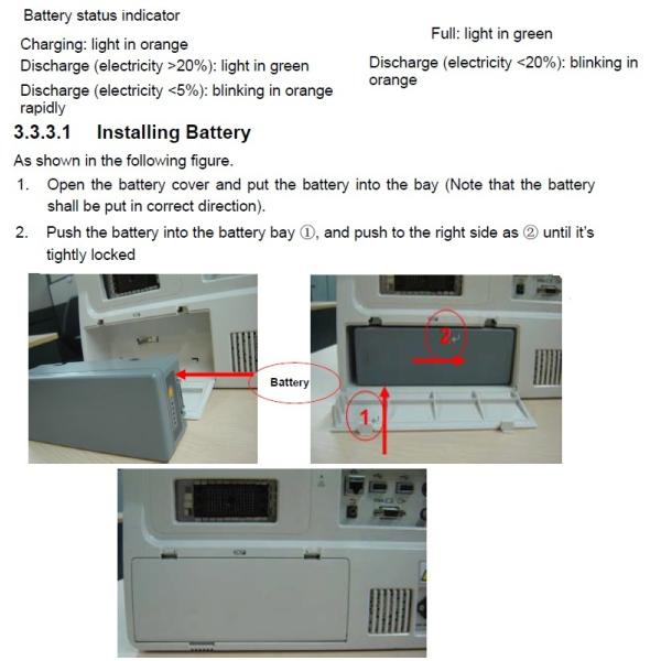 900 Gram Ultrasound Battery 14.8V 6600mAh Li-Ion For Mindray Z5 Z6 DP-50 DP-50T