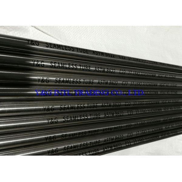 Bright Nickel Base Cold Drawn ASTM B622 Hastelloy C22 Tube