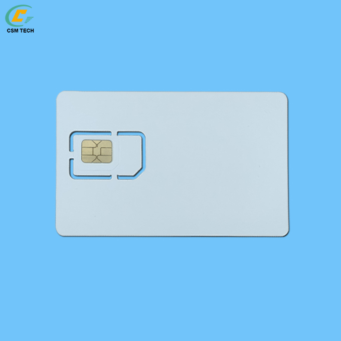 PVC Material 86x54mm Size 0.7mm Thickness SIM Test Card Blank SIM Card for Communication Signal Testing