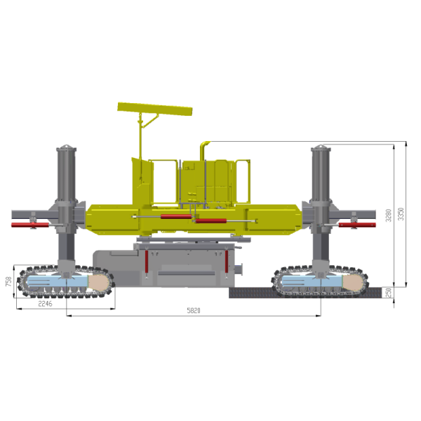Concrete Slipform Paver for Agricultural Irrigation & Rural Road Projects