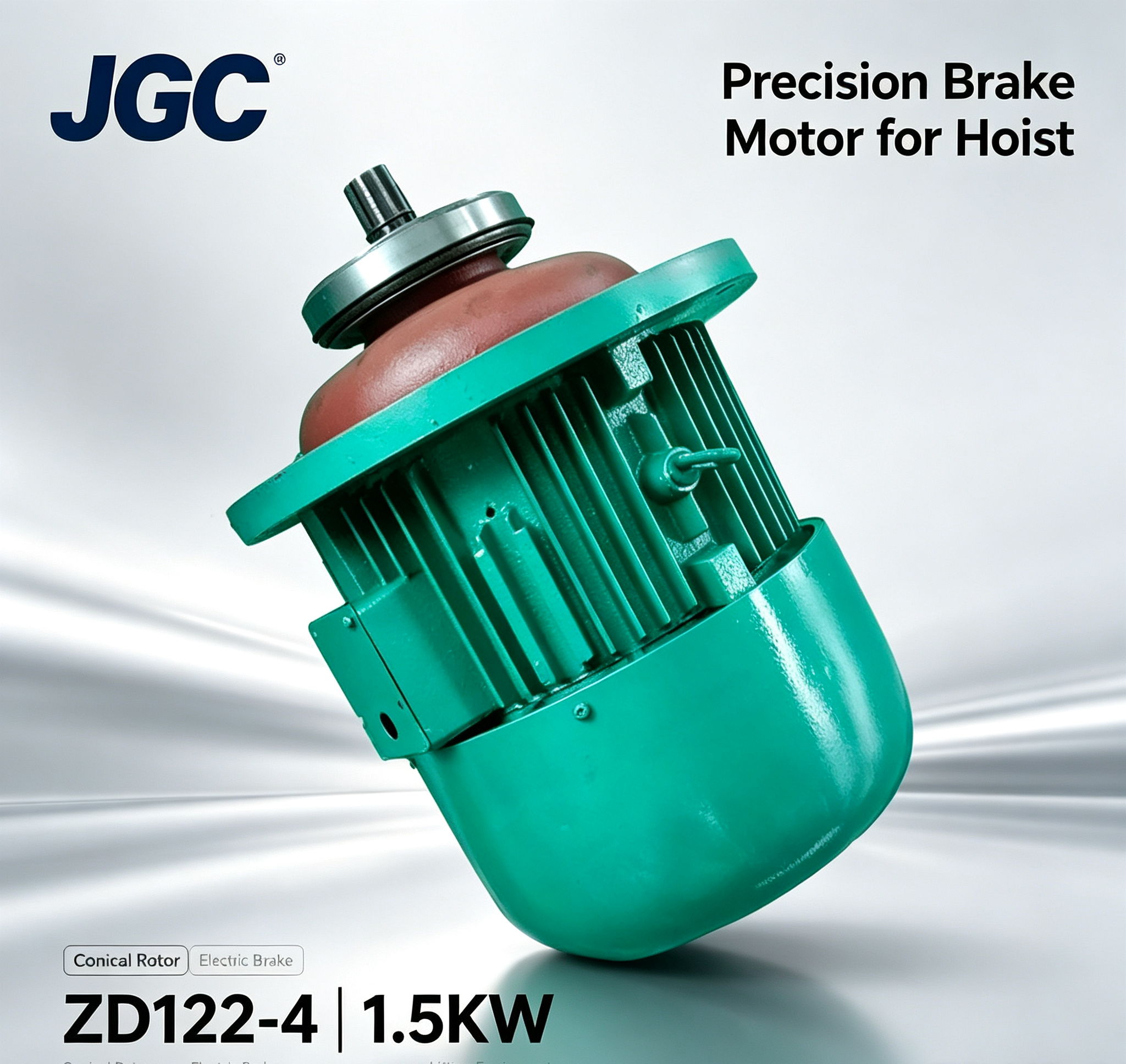 ZD122-4 Crane Lifting Motor Type 1.5KW Conical Rotor Brake Motor