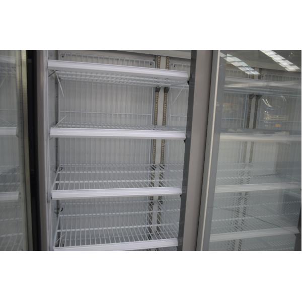 3 стеклянный замораживатель дверей 1260L коммерчески чистосердечный с компрессором SECOP