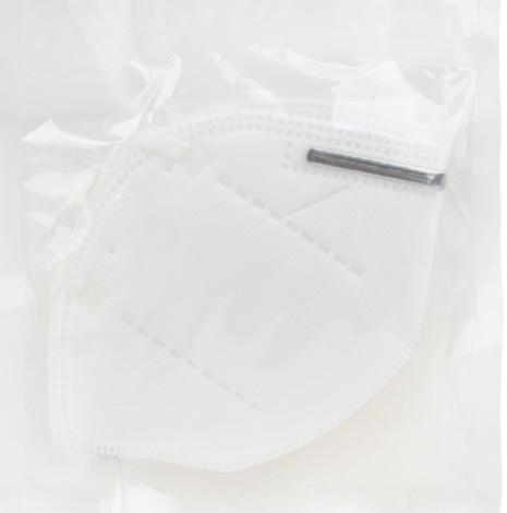 Disposable White Color KN95 Face Mask Non Woven With Earloop For Anti Virus