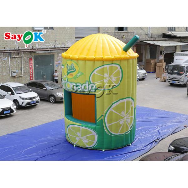 Inflatable Air Tent 3.5x5.3mH 0.4mm Inflatable Lemonade Stand Booth Tent For Display