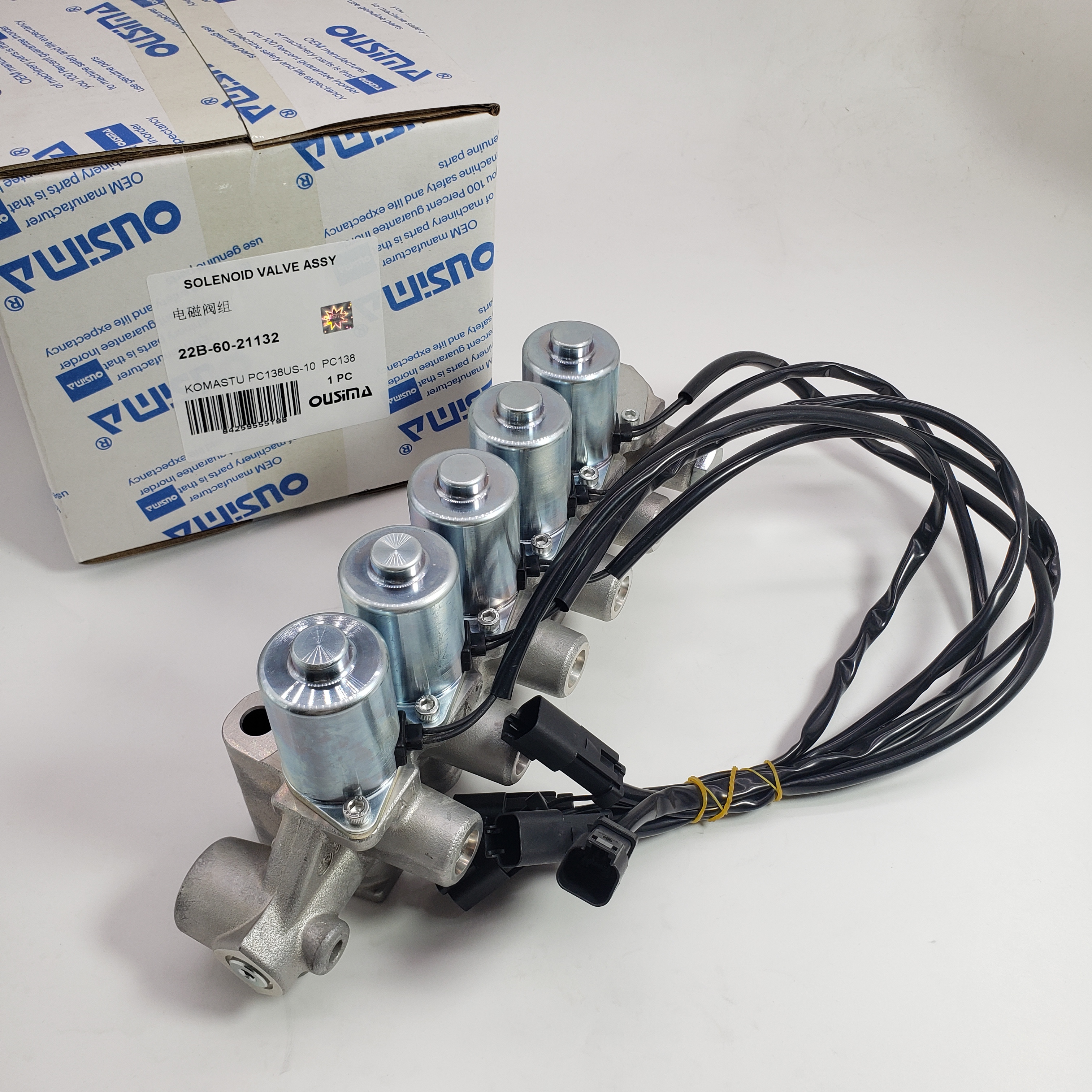 Excavator Solenoid Valve Group 22B-60-21132  For KOMATSU PC138US-10 PC138