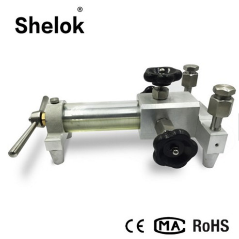 Pneumatic hand pump gas air pressure gauge calibration machine