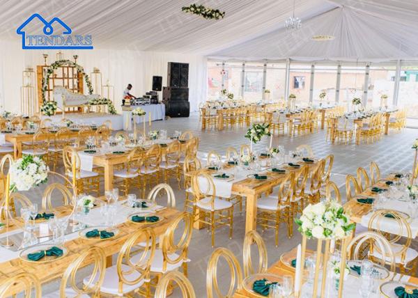 Aluminum Waterproof Wedding Tent Anti Rust Durable For Marriage Event Shelter
