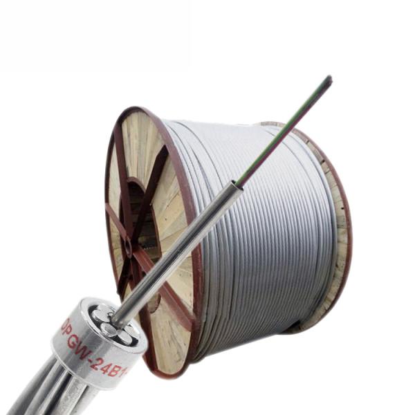 96 Núcleo de cabo de fibra óptica exterior G652D Opgw