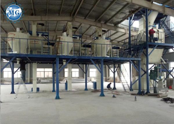 Linha de produção seca automática completa do almofariz para a mistura da areia do cimento/embalagem