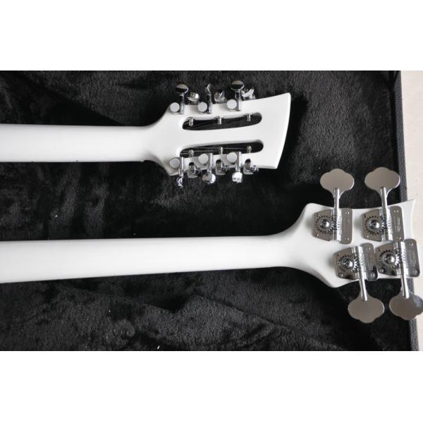 Double neck 4 string 4003 BASS GUITAR and 12 string elctric guitar color can custom guitar big R bridge