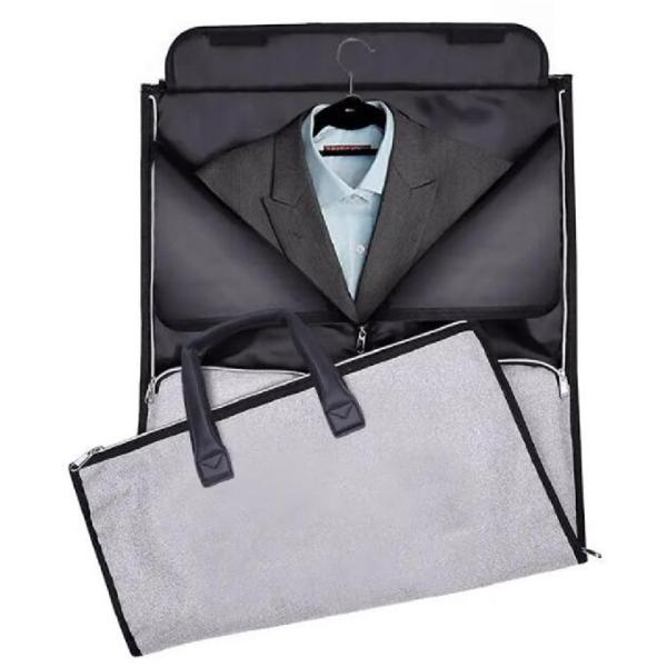 Custom Large Capacity Business Travel Duffel Bag Foldable Suit Weekend Garment Duffel Bag