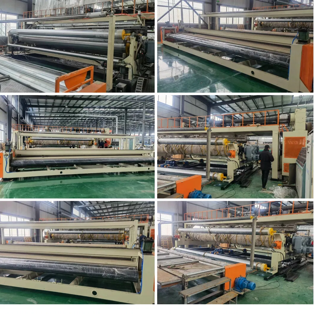 Super Wide 8000mm Max Width 0.5-2.0mm Film Thickness Geomembrane Film Extrusion Line