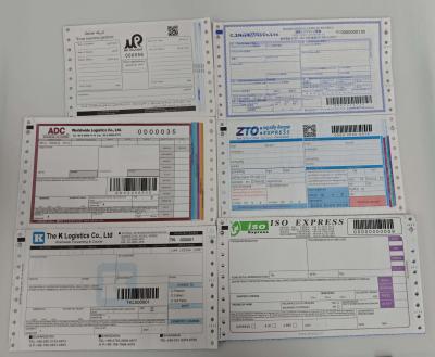 Courier Air Waybill Paper For Express Barcode Scan With DHL FedEx UPS USPS For Waybills